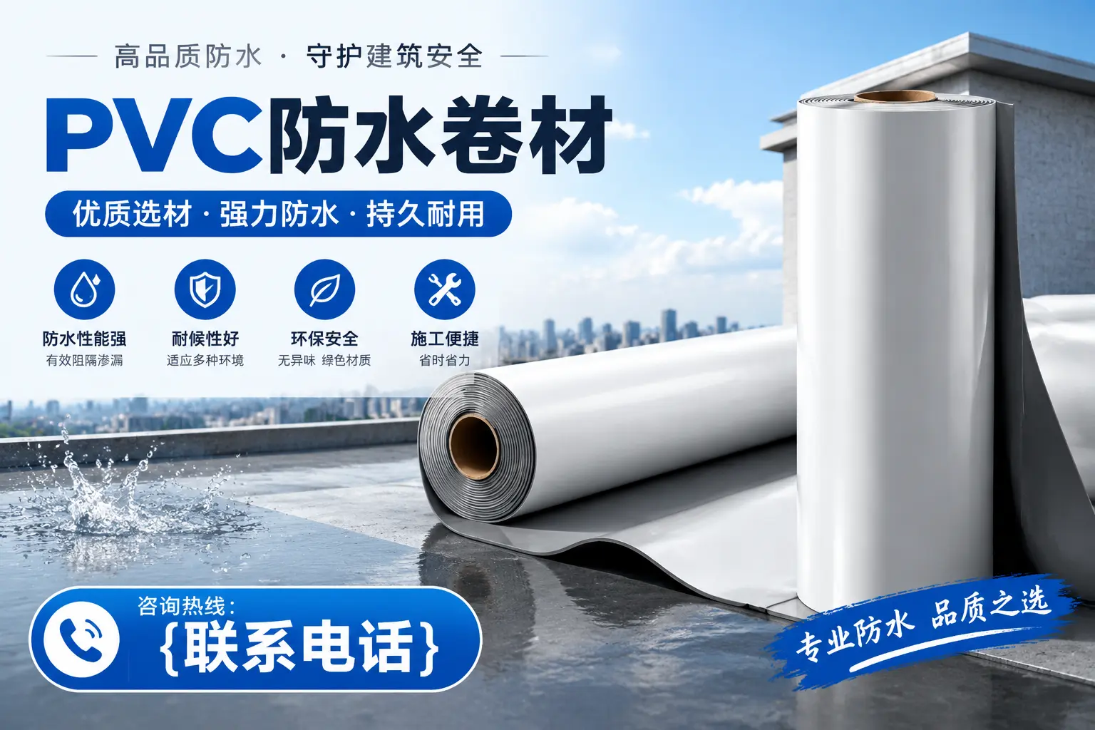 PVC防水卷材的选购技巧与注意事项，助您在赤峰找到合适产品