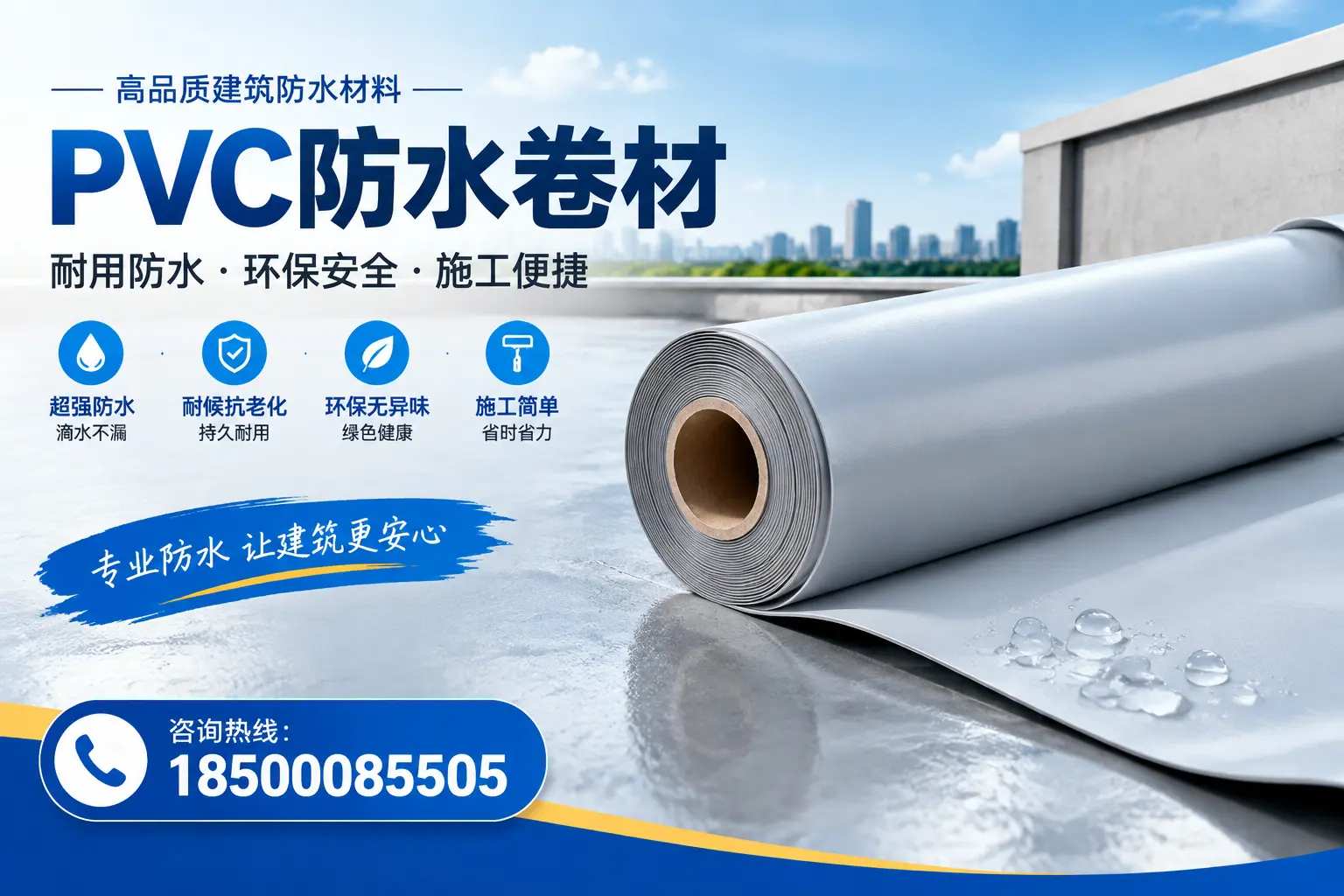 PVC防水卷材选型对比:如何做出明智选择?赤峰指南