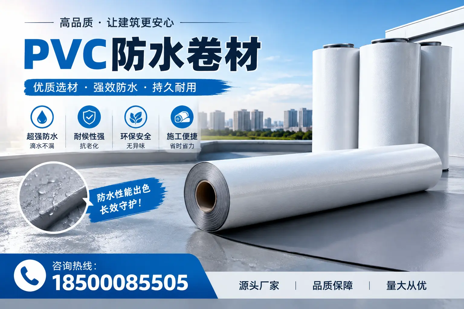 PVC防水卷材施工过程详解，确保在赤峰顺利完成项目